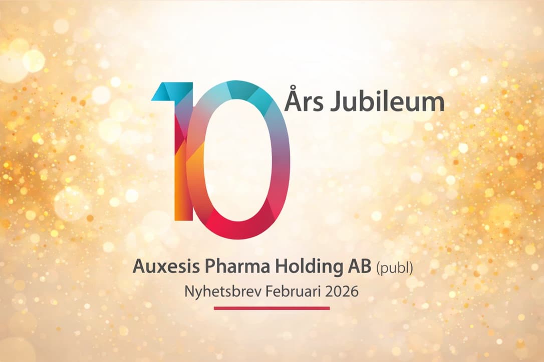 Auxesis Pharma celebra su 10.º aniversario